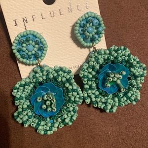 Beaded Bloom Earrings